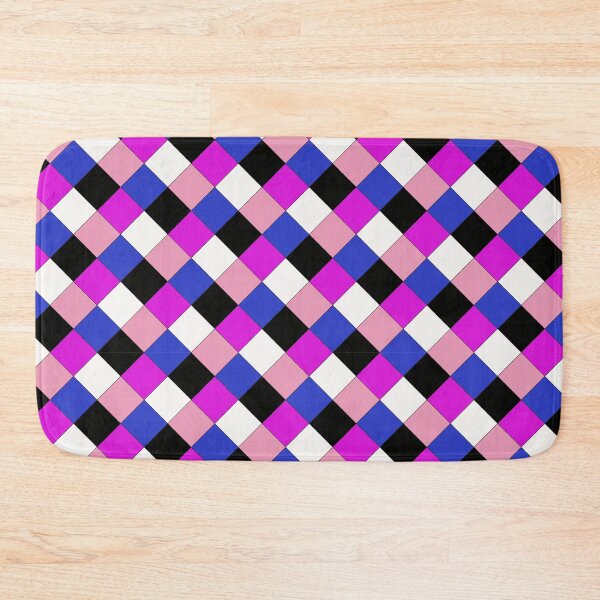 Item preview, Genderfluid Pride Checkered Pattern designed and sold by AStitchOfWisdom.