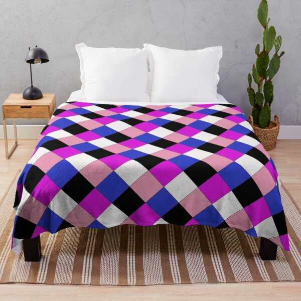 Item preview, Genderfluid Pride Checkered Pattern designed and sold by AStitchOfWisdom.