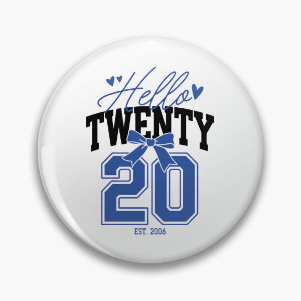 Item preview, Hello Twenty Coquette Bow Est 2006 Aesthetic Blue designed and sold by AmazingViews.