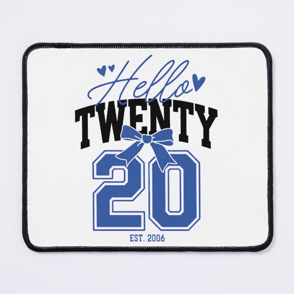 Item preview, Hello Twenty Coquette Bow Est 2006 Aesthetic Blue designed and sold by AmazingViews.