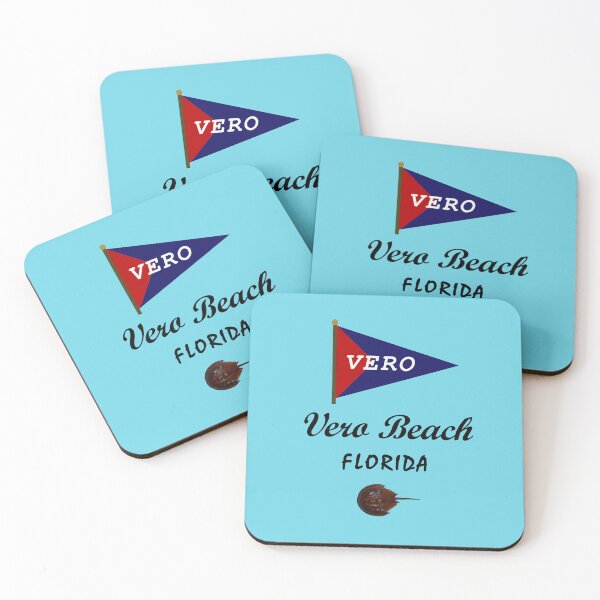 Item preview, Vero Beach Florida Burgee with Horseshoe Crab designed and sold by BumpsRYC.