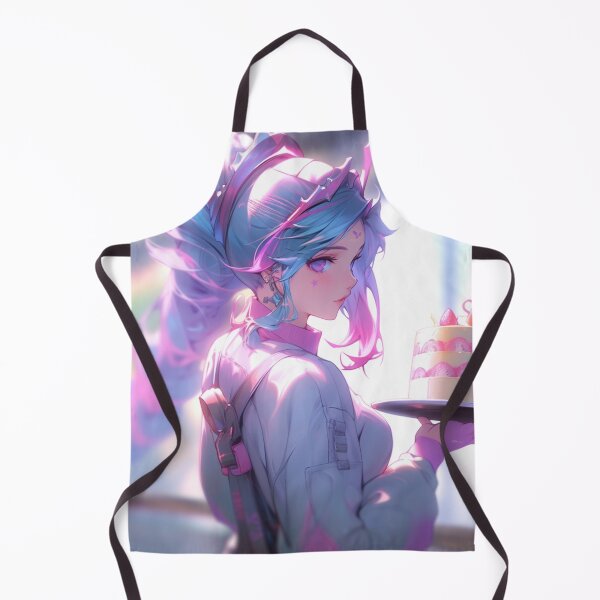 Item preview, Pastell Anime Girl mit Kuchen – Cute Dessert Anime Design designed and sold by madkiitten.