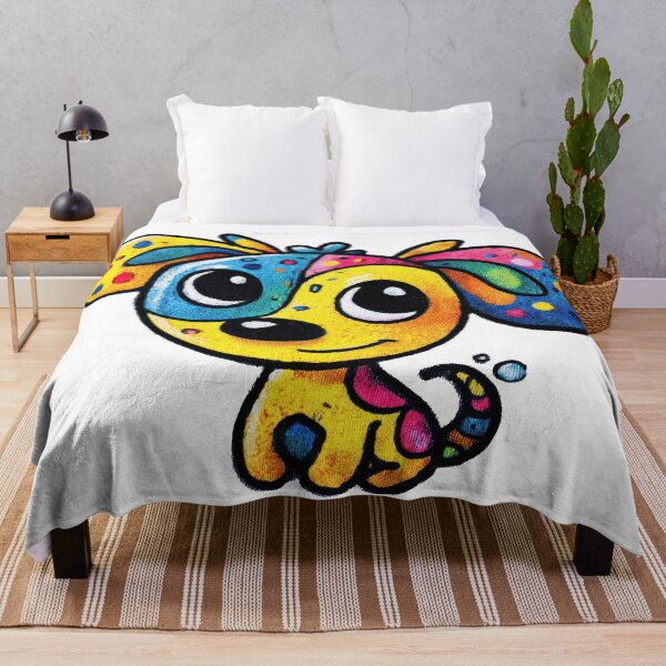 Item preview, Cartoon colorful dog character designed and sold by anytka.
