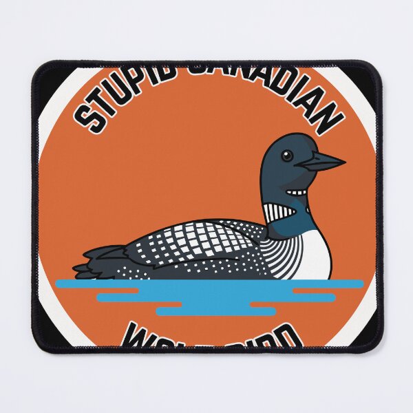 Item preview, Heated Rivalry Stupid Canadian Wolf Bird Loon Design designed and sold by Sugar-n-Spite.