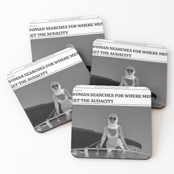 Item preview, Exclusive: Woman Searches for Where Men Get the Audacity designed and sold by ArchiveNo7.