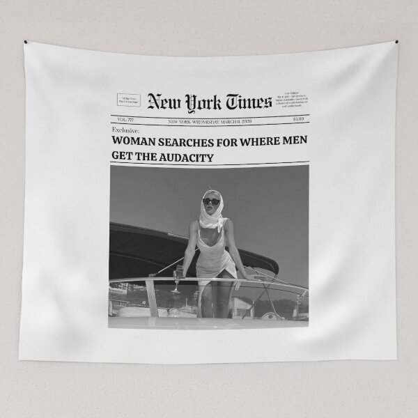 Item preview, Exclusive: Woman Searches for Where Men Get the Audacity designed and sold by ArchiveNo7.