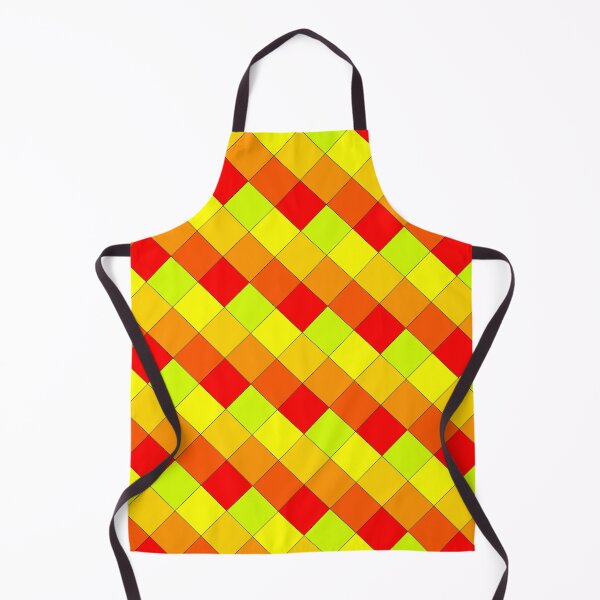 Item preview, Warm colors Checkered Pattern designed and sold by AStitchOfWisdom.