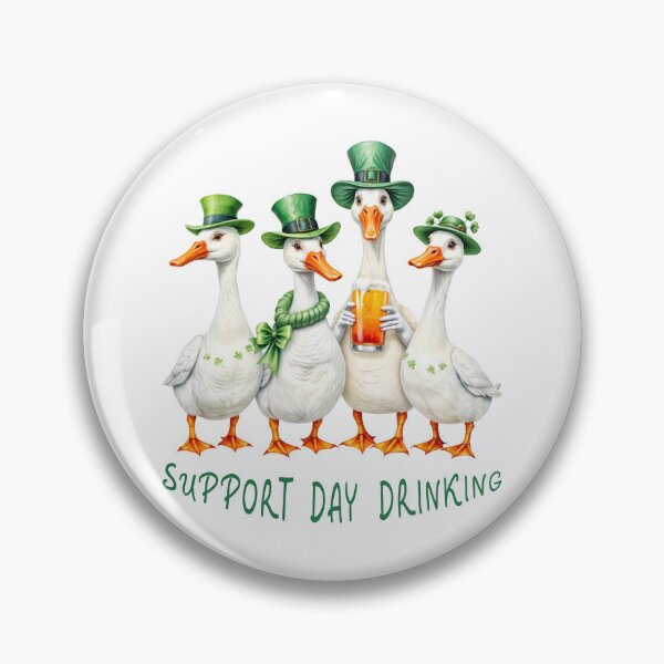 Item preview, Funny drinking geese squad – St Patrick’s Day party humor irish drinking team designed and sold by olenapetol.