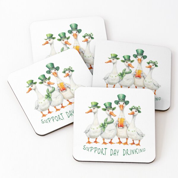 Item preview, Funny drinking geese squad – St Patrick’s Day party humor irish drinking team designed and sold by olenapetol.