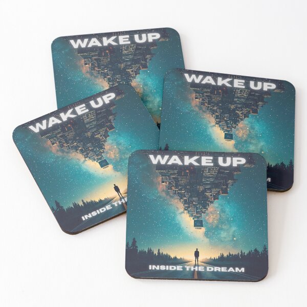 Item preview, Wake Up Inside The Dream Upside Down World Lucid Dream Surreal Design designed and sold by PXEpic.