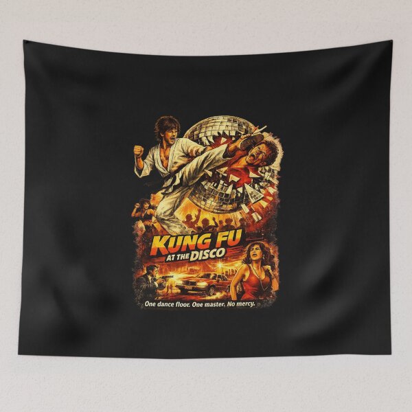 Item preview, Kung Fu at the Disco Vintage Grindhouse Movie Poster Shirt designed and sold by GhostDawgs.
