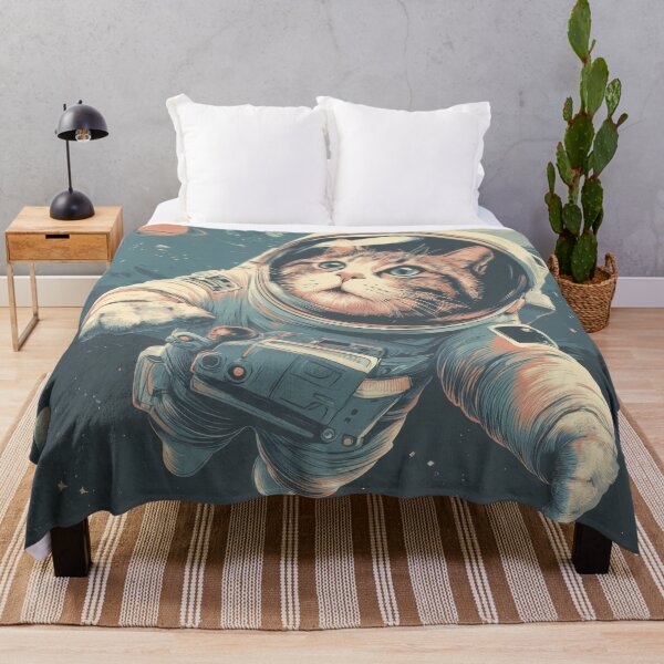 Item preview, Cat in space floats by planets designed and sold by anytka.