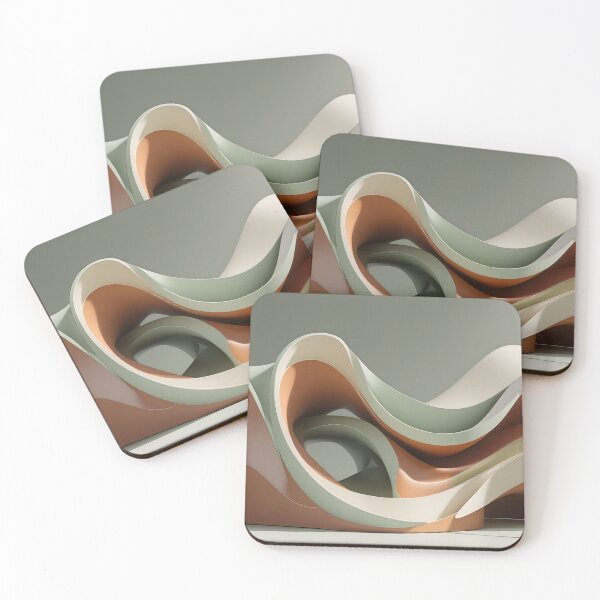 Item preview, Ethereal Currents - Organic Abstract Flow designed and sold by QORE Studio Art.