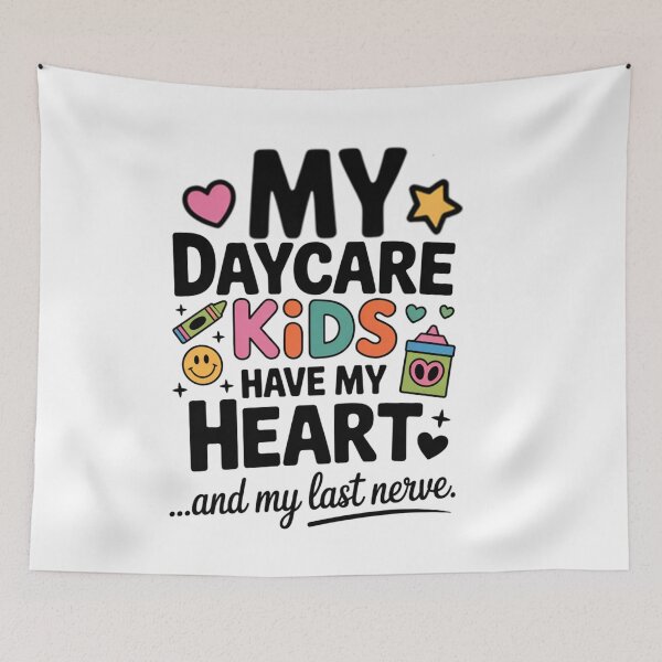 Item preview, My Daycare Kids Have My Heart | Daycare Teacher Gift | Preschool Teacher Design | Childcare Provider Appreciation designed and sold by Say It With a Shirt LLC.