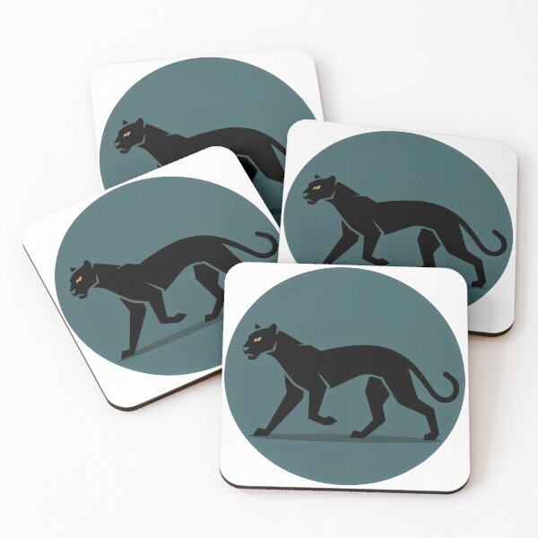 Item preview, Geometric Panther – Strength in Motion designed and sold by ForeverPrintsOK.