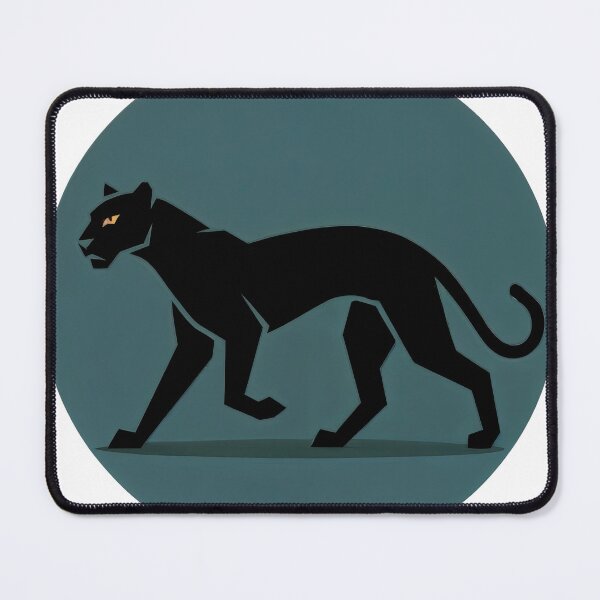 Item preview, Geometric Panther – Strength in Motion designed and sold by ForeverPrintsOK.