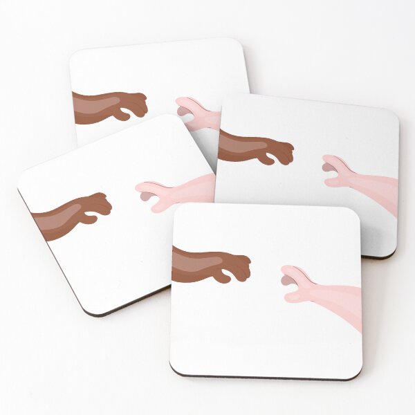 Item preview, Touching Hands Minimalist Gay Love Creation of Adam Art designed and sold by D.Jay Vivid.
