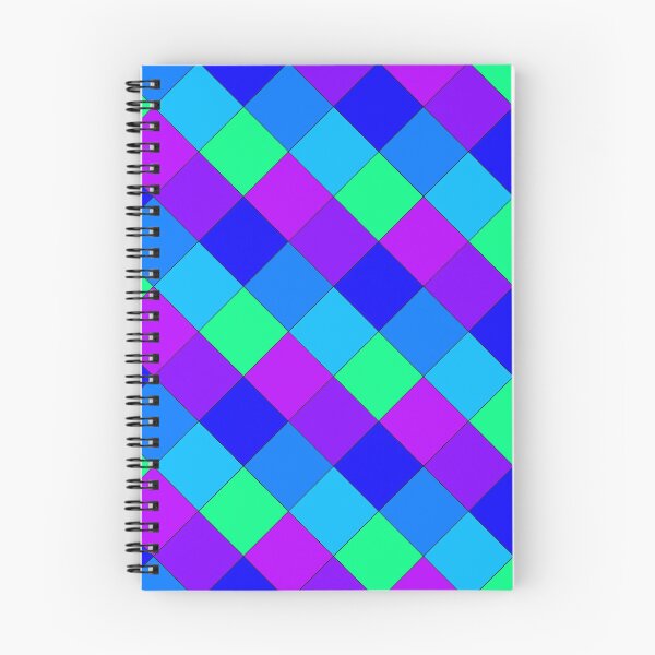 Item preview, Cool Colors Checkered Pattern designed and sold by AStitchOfWisdom.