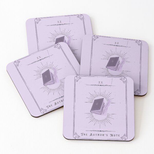 Item preview, Bookworm Tarot Deck – The Author's Note designed and sold by Nyxander's Bookish Catalogue.