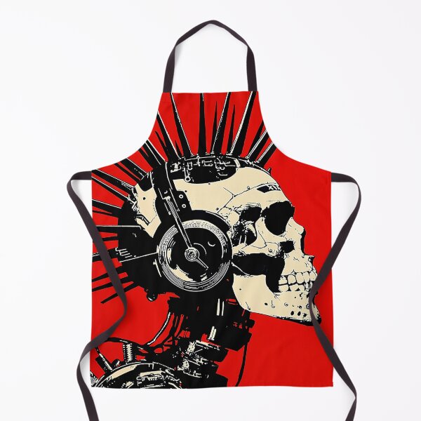 Item preview, Spiked Collar Cyborg designed and sold by Retro Type.