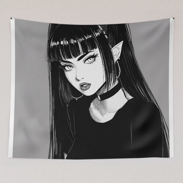 Item preview, Midnight Goth Elf designed and sold by nemfisart.