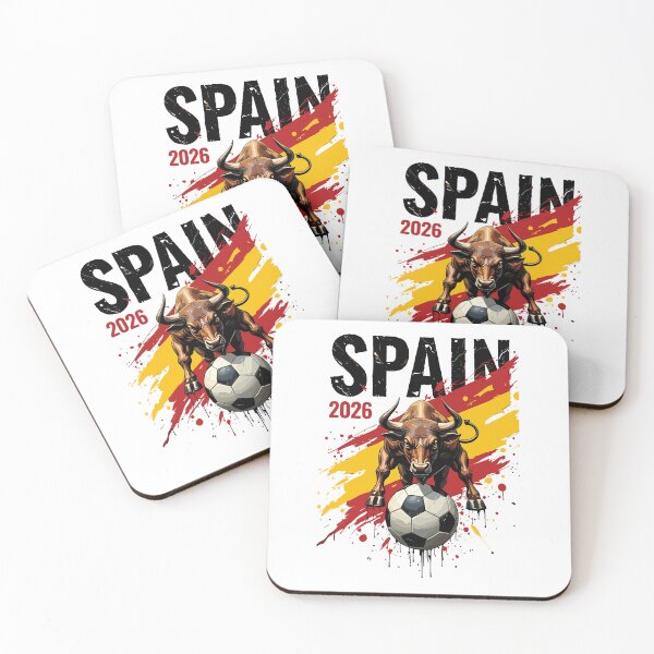 Item preview, Spain 2026 Soccer Bull - Spanish Football Spirit Desig designed and sold by Krasnovaovaova.