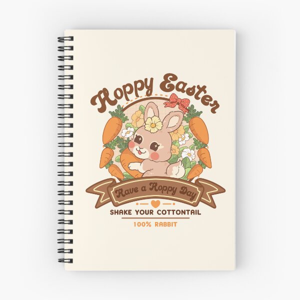 Item preview, Hoppy Easter Bunny - Retro Aesthetic Rabbit Illustration designed and sold by Progduck-Studio.