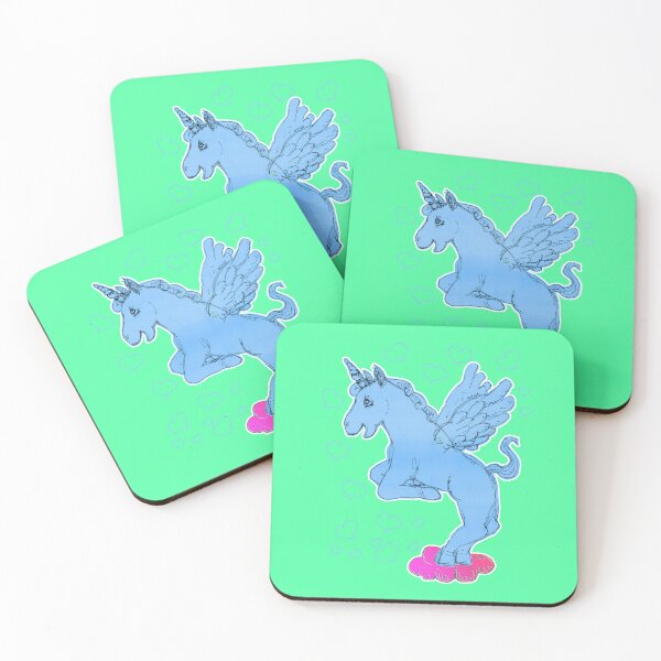 Item preview, Loving Unicorn Horse On A Cloud (Original Drawing by ACCI) designed and sold by VanyssaGraphics.