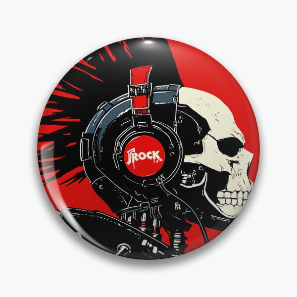 Item preview, Three-Color Cyber Skull designed and sold by Retro Type.