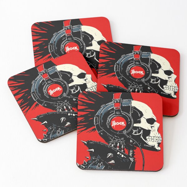 Item preview, Three-Color Cyber Skull designed and sold by Retro Type.