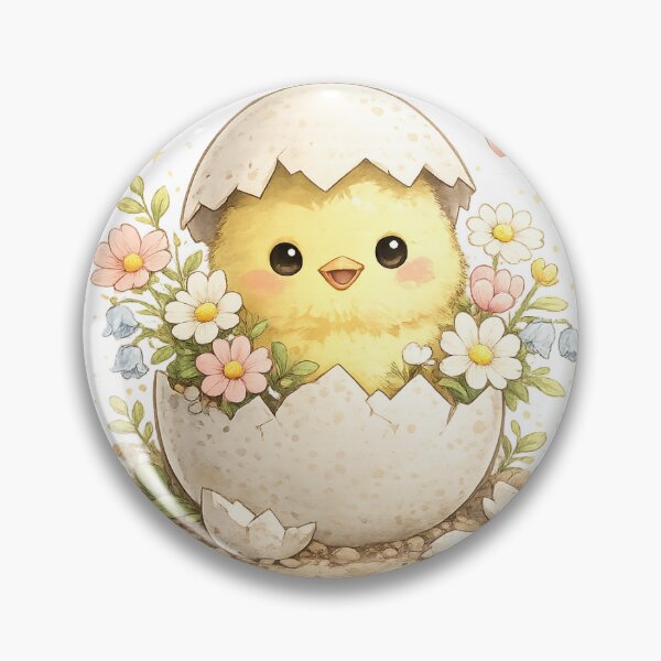 Item preview, Chick hatching from Egg for Spring theme designed and sold by TinyOrbitsDesign.