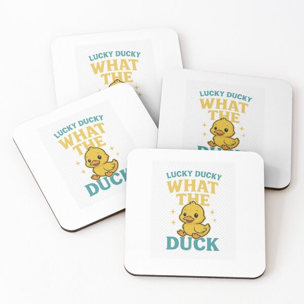 Item preview, Lucky Ducky What The Duck Retro Cute Duck  designed and sold by Flower World.