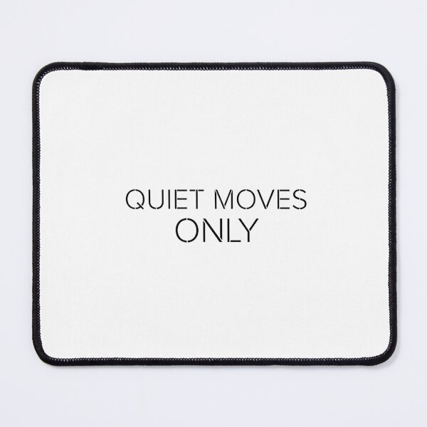 Item preview, Quiet Moves Only Recalibration Protocol Typography designed and sold by PureTypeStudio.