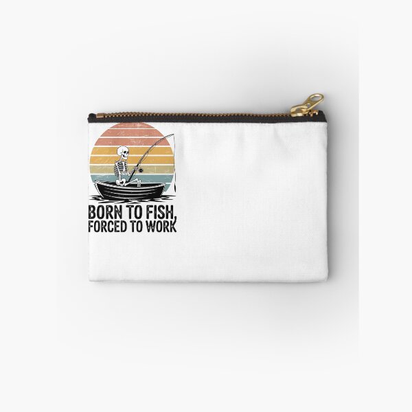 Item preview, Funny Skeleton Fishing In Boat Sunset Silhouette 70s Style designed and sold by Thompika.