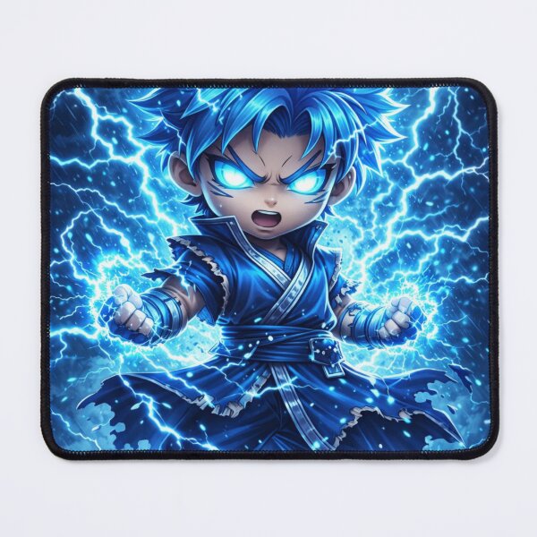 Item preview, "Blue Lightning Warrior: Electric Elemental Power" designed and sold by Skully-Studio.