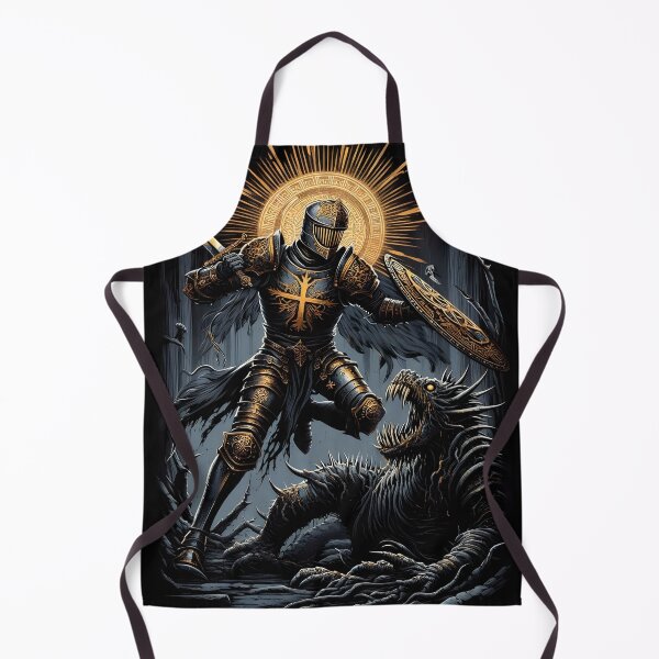 Item preview, Holy Crusader Demon Slaying Dark Fantasy designed and sold by Godssolidger.