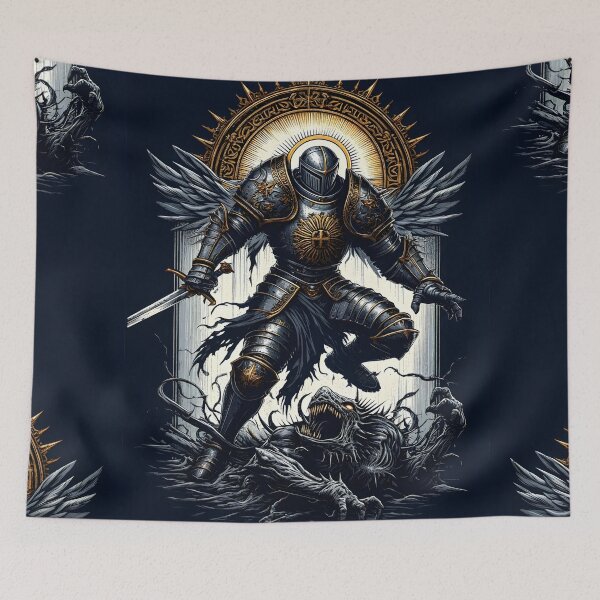 Item preview, Dark Fantasy Winged Archangel Knight designed and sold by Godssolidger.
