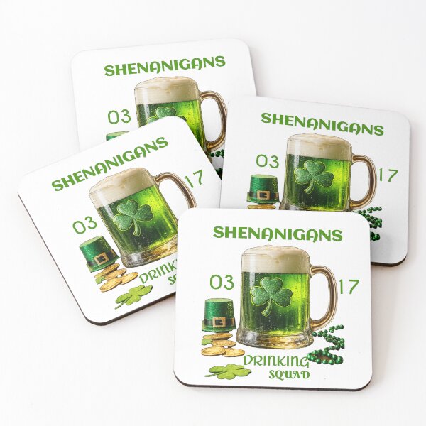 Item preview, Shenanigans St. Patrick's Day Drinking Squad designed and sold by KimzApparel.