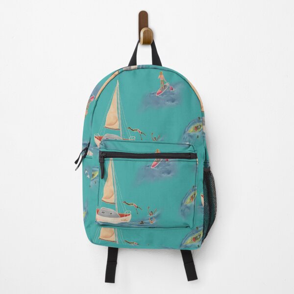 Item preview, Playful Mediterranean Regattas On Turquoise designed and sold by All About Playfulness by Saras Feijoo.