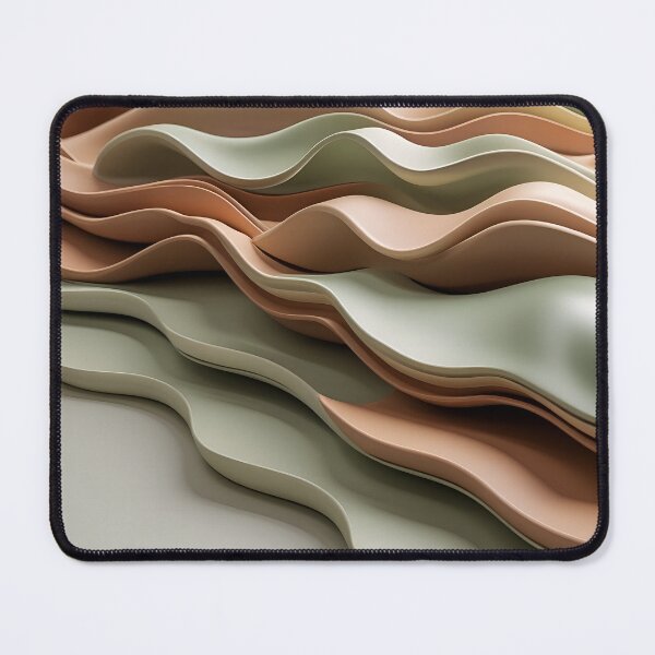 Item preview, Organic Layers - Minimalist 3D Wave designed and sold by QORE Studio Art.