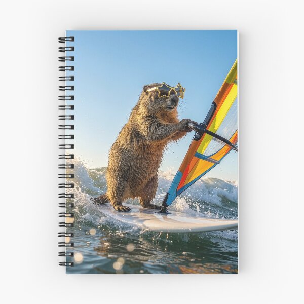 Item preview, Windsurfin' Groundhog designed and sold by Tridentulus.