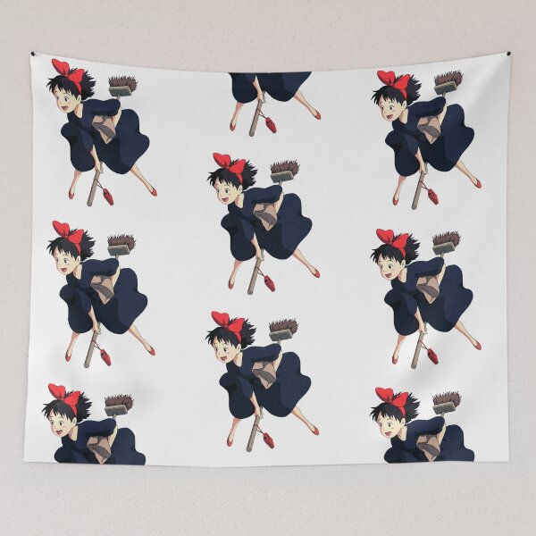 Item preview, Kiki Flying Broomstick Studio Ghibli Adventure Design designed and sold by Bloomie_Studio .