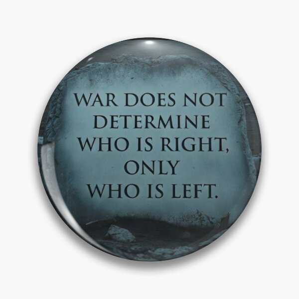 Item preview,  Who Is Left - Powerful Anti-War Quote designed and sold by MakarenaCreate.