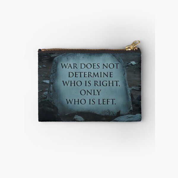 Item preview,  Who Is Left - Powerful Anti-War Quote designed and sold by MakarenaCreate.