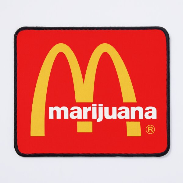 Item preview, Marijuana, in the style of mcDonalds logo designed and sold by bluefrog.