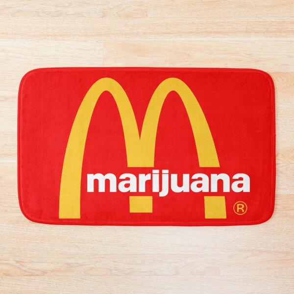 Item preview, Marijuana, in the style of mcDonalds logo designed and sold by bluefrog.