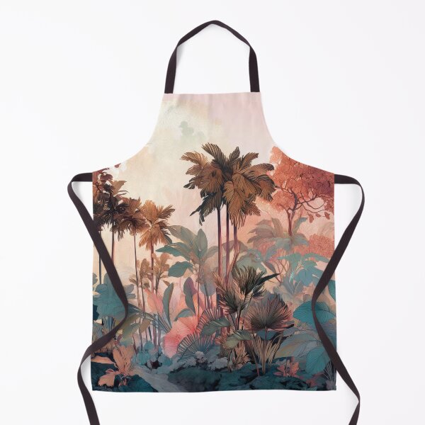 Item preview, Pastel Tropical Jungle Landscape designed and sold by LuminousFoundry.