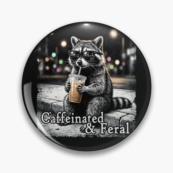 Item preview, Caffeinated & Feral designed and sold by ColorNation Studios.