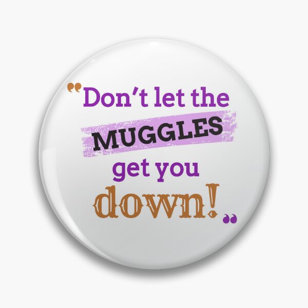 Item preview, Don't let the muggles get you down purple designed and sold by Cages or Wings.