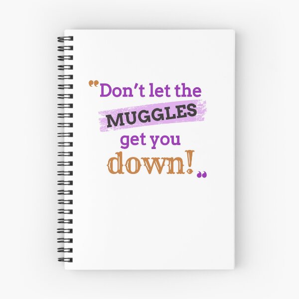 Item preview, Don't let the muggles get you down purple designed and sold by Cages or Wings.